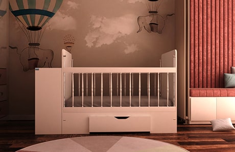 تختخواب کودک اعیان مدل FH368
